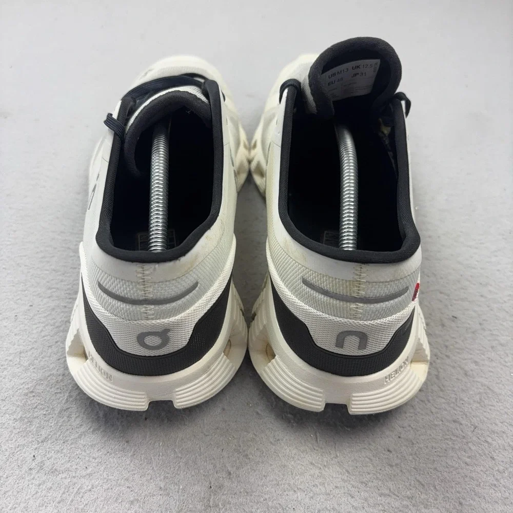 On Cloud Shoes Mens Size 13 White Cushioned CloudTec Mesh Running Sneakers